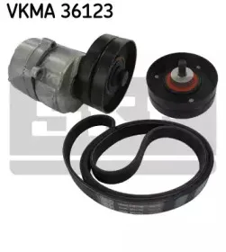 VKMA 36123 SKF Поликлиновой ременный комплект